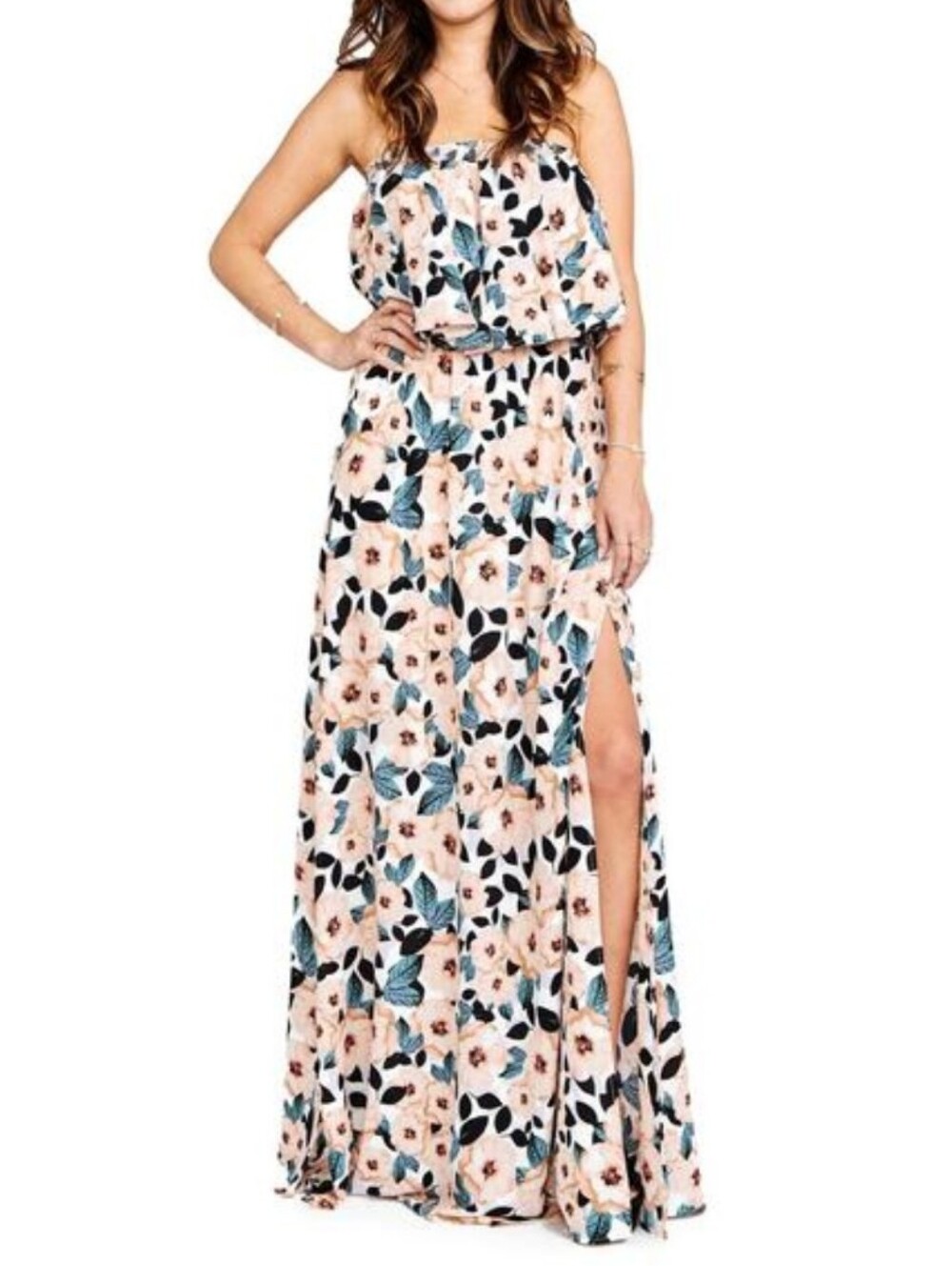 Show Me Your Mumu Heather Halter Dress Steel Magnolia Resortwear Wedding Sz S